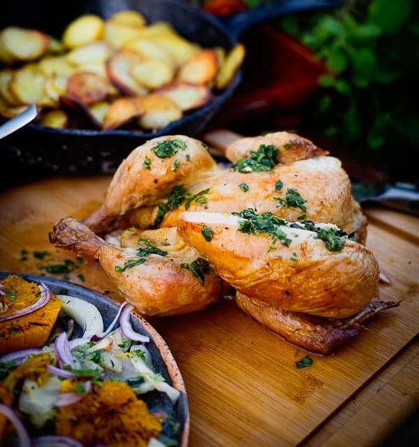 Pollo Al Gancho met honing