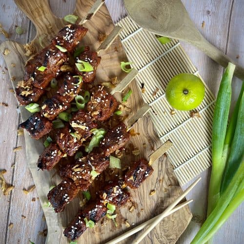 Koreaanse bavette spiesjes