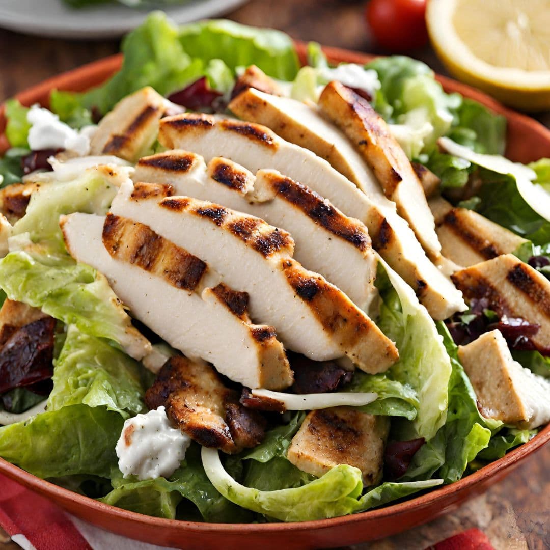 Gegrilde Kip Caesar Salade