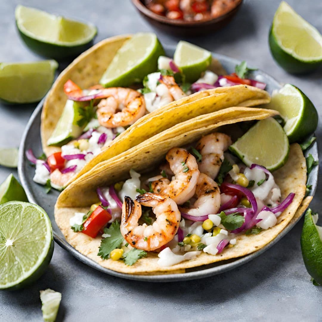 Gegrilde Garnalen Tacos